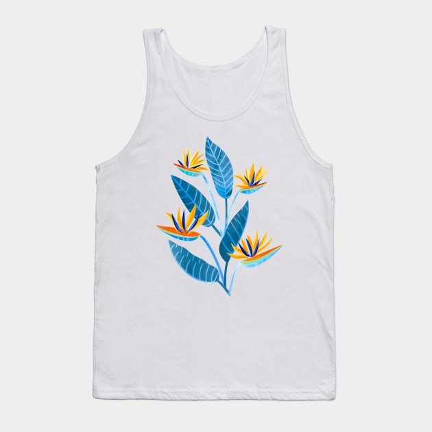 Strelitzia Flowers Tank Top by TigaTiga